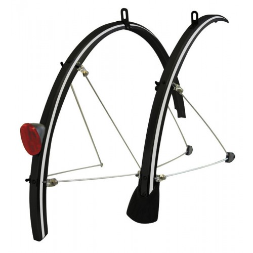 Tortec Reflector Full Length 700c Mudguards Black