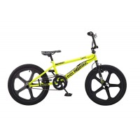 yellow and black bmx